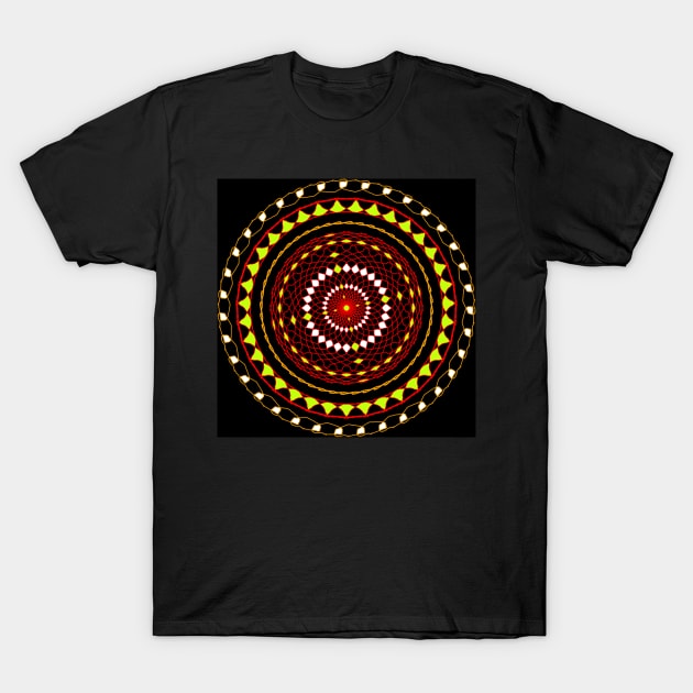 Rosette 15 - Pattern T-Shirt by Marcel1966